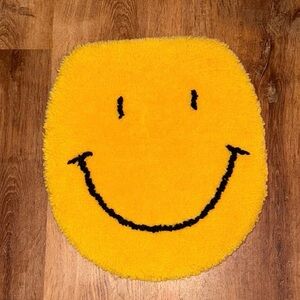 70s Vintage Smiley Face Toilet Seat Cover
